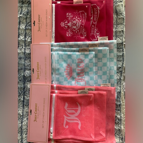 Juicy Couture Handbags - Juicy couture 3 Mesh Wash Bags